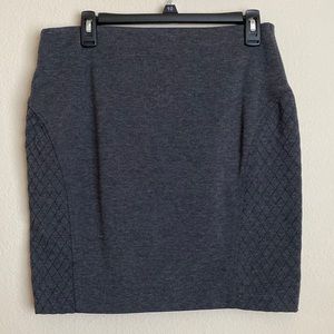 Vera Wang Dark Gray Pencil Skirt